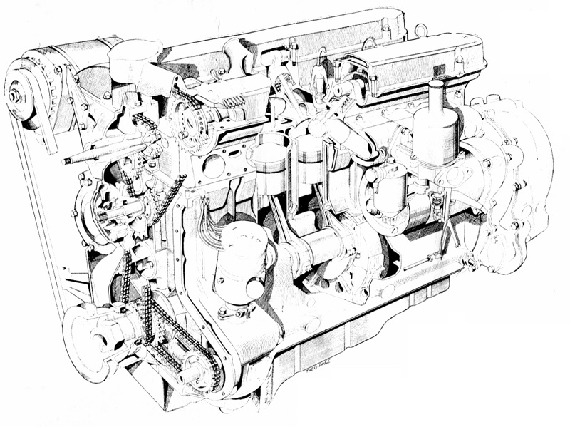 1947 Lagonda 2.25 Litre Chain Driven Engine